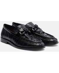 Bottega Veneta - Astaire Knot Leather Loafers - Lyst