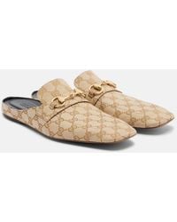 Gucci - Ragazzo Gg Canvas Mules - Lyst