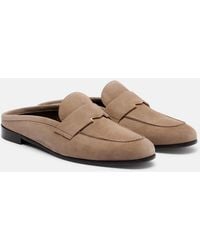 Max Mara - Goccia Suede Mules - Lyst