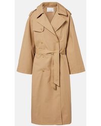 Frankie Shop - Riva Oversized Cotton Trench Coat - Lyst