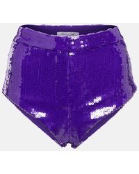LAQUAN SMITH - Sequined Shorts - Lyst