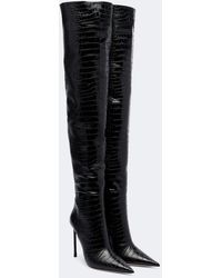 Tom Ford - Overknee-Stiefel Aus Leder - Lyst