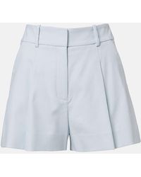 Veronica Beard - Craig Cotton-Blend Twill Shorts - Lyst