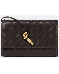 Bottega Veneta - Andiamo Intrecciato Leather Pouch - Lyst