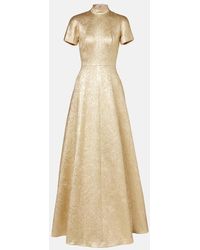 Emilia Wickstead - Robe Malinda Aus Cloque - Lyst