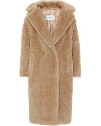 Max Mara Teddy Bear Icon Lamé Coat - Metallic