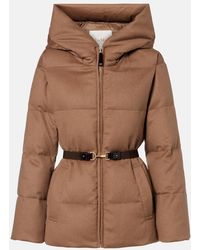 Max Mara - The Cube Corona Camel Hair Puffer Jacket - Lyst