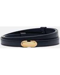 SAVETTE - Guertel Symmetry Aus Leder - Lyst