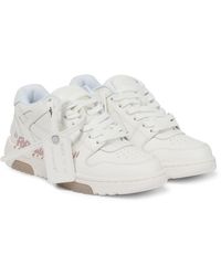 Off-White c/o Virgil Abloh Out Of Office Leather Trainers - White