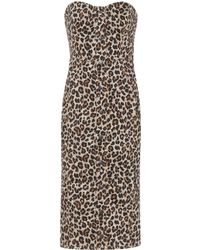 Veronica Beard Bedrucktes Jeanskleid Liza - Mehrfarbig