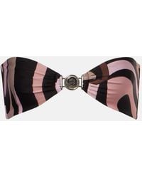 PUCCI - Marmo Print Bikini Top - Lyst