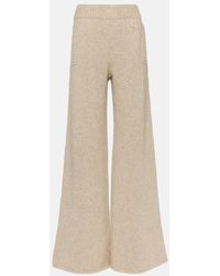 Dolce & Gabbana - Wool-blend Wide-leg Pants - Lyst