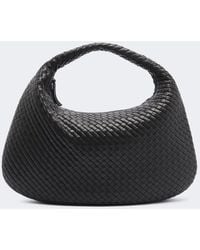 Bottega Veneta - Maxi Veneta Intrecciato Leather Shoulder Bag - Lyst