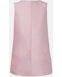 Balenciaga - Silk And Wool Minidress - Lyst