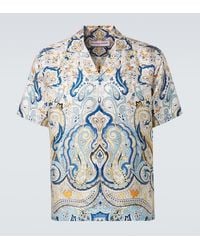 Orlebar Brown - Maitan Paisley Silk Shirt - Lyst