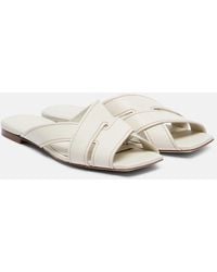 Tod's - Mules En Cuir - Lyst