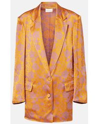 Dries Van Noten - Floral Jacquard Blazer - Lyst
