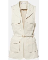Dorothee Schumacher - Summer Of Love Belted Denim Vest - Lyst