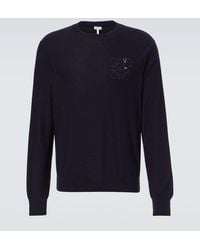 Loewe - X Louis Wain Anagram Wool-Blend Sweater - Lyst