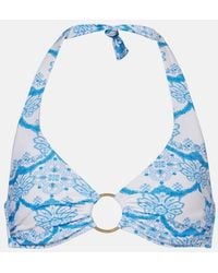 Melissa Odabash - Bedrucktes Bikini-Oberteil Brussels - Lyst