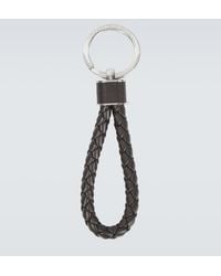 Bottega Veneta - Leather Keychain - Lyst