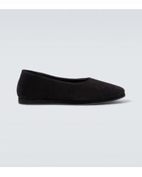 Saman Amel - Slip-Ons City Aus Veloursleder - Lyst