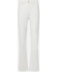 FRAME - The Ruler High-Rise Straight Jeans - Lyst