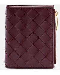 Bottega Veneta - Intrecciato Small Leather Wallet - Lyst