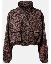 The Upside - Ludlow Ace Leopard-Print Track Jacket - Lyst