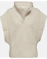 Isabel Marant - Laos Wool And Cashmere Sweater Vest - Lyst