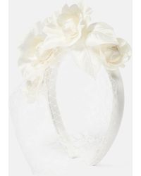 Jennifer Behr - Diadema Camelia En Mezcla De Seda - Lyst