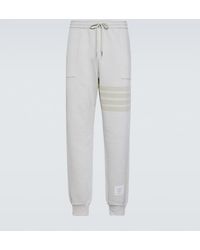 Thom Browne - 4-Bar Cotton Sweatpants - Lyst