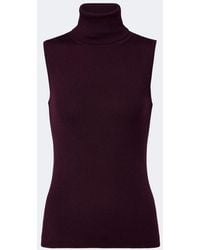 Jardin Des Orangers - Ribbed-Knit Virgin Wool Turtleneck Top - Lyst