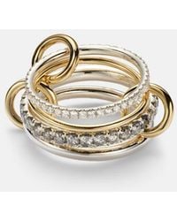 Spinelli Kilcollin - Arla Sterling And 18Kt Ring With Diamonds - Lyst