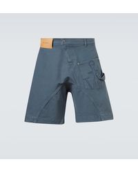 JW Anderson - Twisted Cotton Canvas Bermuda Pants - Lyst