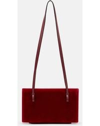 TOTEME - Cocktail Velvet Shoulder Bag - Lyst
