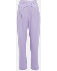 Blazé Milano - Blaze Milano Basque Straight Virgin Wool Pants - Lyst