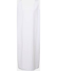 The Row - Janah Cotton Midi Dress - Lyst