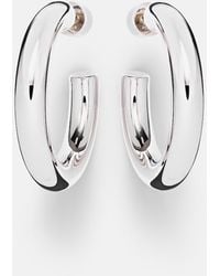 Jennifer Fisher - Samira Mini 14Kt-Plated Hoop Earrings - Lyst