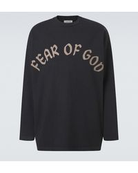 Fear Of God - Logo Cotton Jersey T-Shirt - Lyst