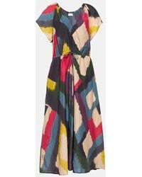 Velvet - Claudette Cotton And Silk Maxi Dress - Lyst
