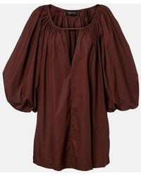 Adriana Degreas - Cotton-Blend Minidress - Lyst