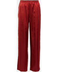 Vince - Straights Satin Pants - Lyst