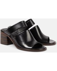 Lemaire - Double Strap 55 Leather Mules - Lyst