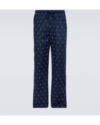Derek Rose - Pantalones de pijama Nelson de algodon - Lyst