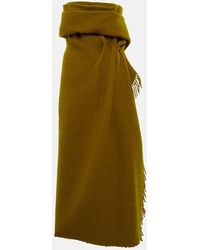 The Row - Nimah Wool And Mohair Maxi Dress - Lyst