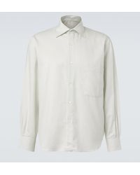 STÒFFA - Camisa De Algodon Y Seda - Lyst