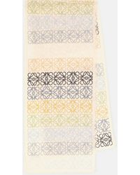 Loewe Schal aus Wolle, Seide und Kaschmir - Natur
