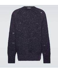 Our Legacy - Needle Drop Raglan Wool-blend Sweater - Lyst