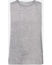 Asceno - Cali Linen Top - Lyst